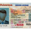 Arizona Driver License Template