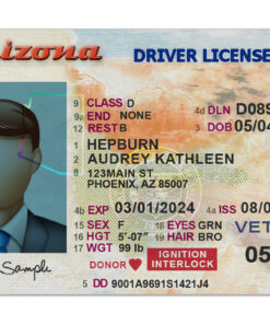 Arizona Driver License Template