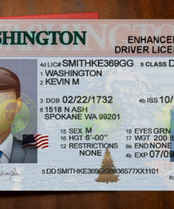 Washington Driver License Template