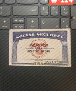 California social security card psd