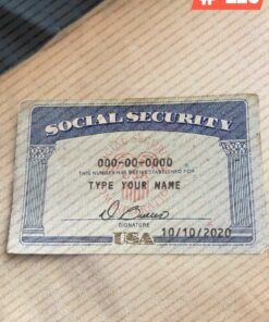 California social security template