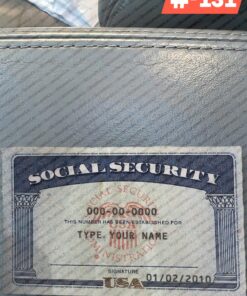 Texas social security card