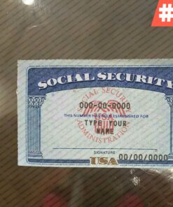 Florida social security template