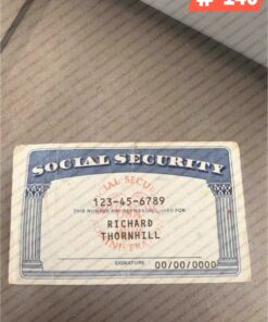 New York social security template