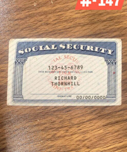 Pennsylvania editable social security card template