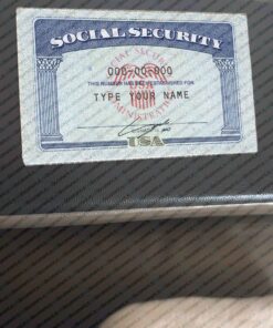 Blank Digital SSN Card PDF