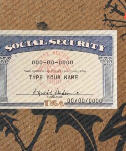 Ai Generated Social Security PSD Templates
