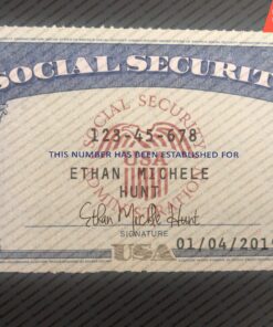 Illinois social security template