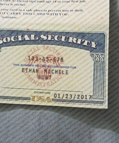 North Carolina social security template