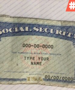 New Jersey social security template