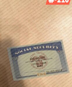 Maryland social security card psd