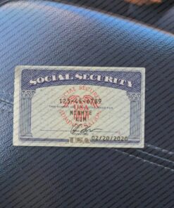 Colorado social security card psd