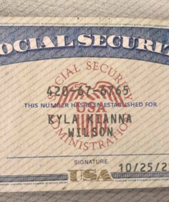 Colorado social security card