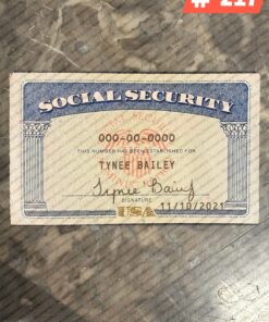 Minnesota social security card psd