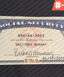 Alabama social security card psd