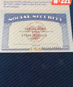 Download Social Security Card Template