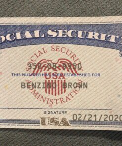 Free Download Social Security Card