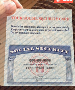 Free Download Social Security Template PSD