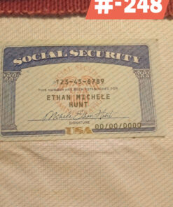 Free Download Editable SSN Card