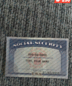 Editable Social Security Card Download For Free