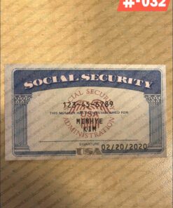 Digital Social Security Card PSD
