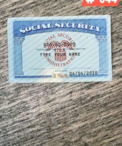 Make a New Social Security Card Template