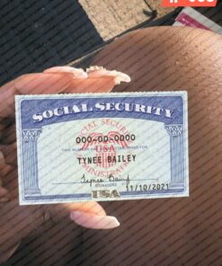 Novelty Social Security Card Template