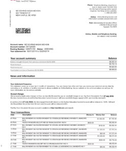 First Century Bank Statement Free Download